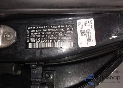 2018 Porsche Macan Sport Edition z USA, uszkodzony, nr VIN WP1AA2A54JLB11334